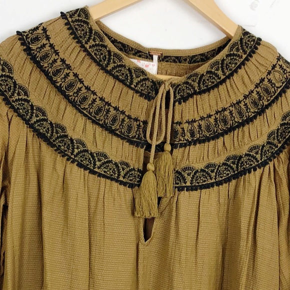 Free People Erin Embroidered Long Sleeve Dress - Picture 12 of 16